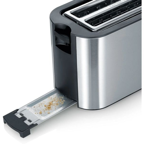 Severin Toaster AT 2590 Schwarz/Silber