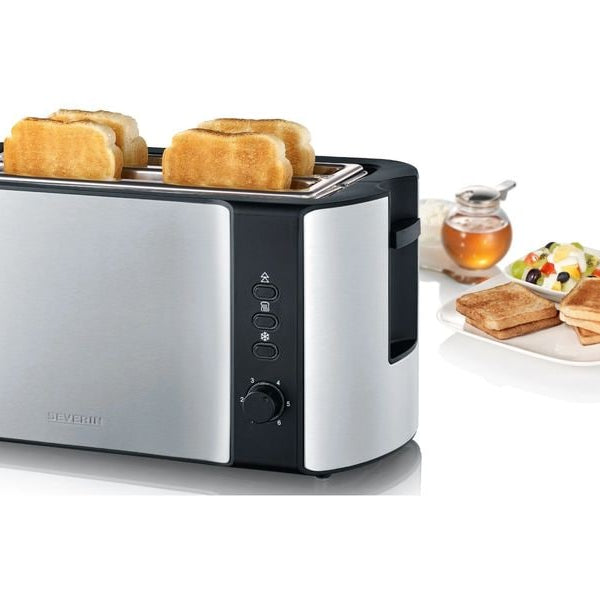 Severin Toaster AT 2590 Schwarz/Silber
