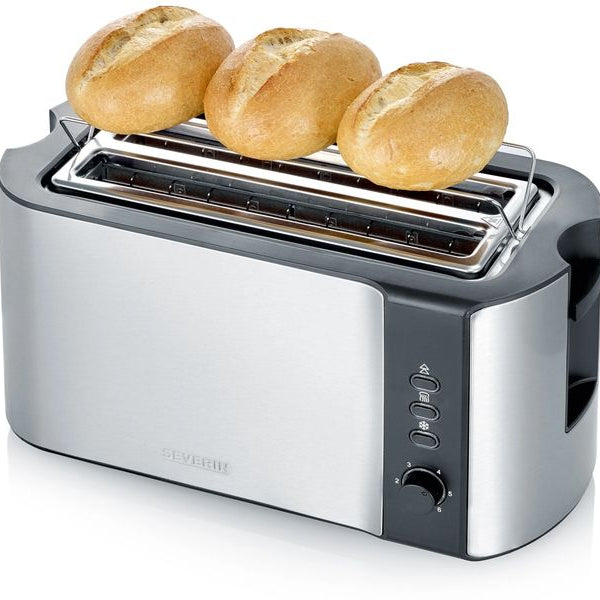 Severin Toaster AT 2590 Schwarz/Silber