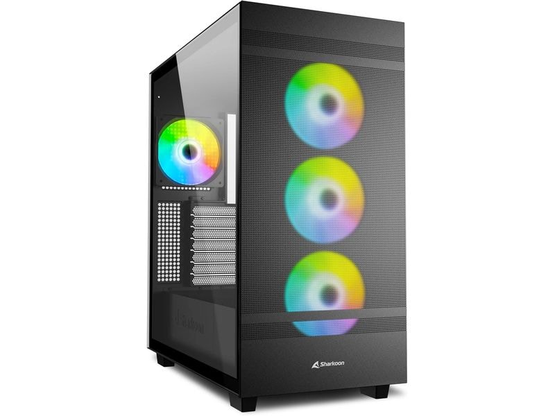 Sharkoon PC-Gehäuse Rebel C50 RGB Schwarz