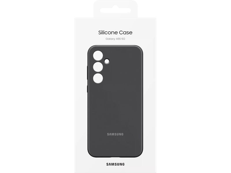 Samsung Back Cover Silicone Galaxy A55 5G Schwarz