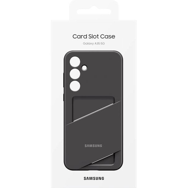 Samsung Back Cover Card Slot Galaxy A35 5G Schwarz