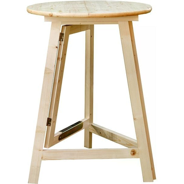 Innovesta Stehtisch Ø 80 x 113 cm Hellbraun