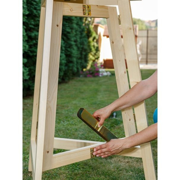 Innovesta Stehtisch Ø 80 x 113 cm Hellbraun