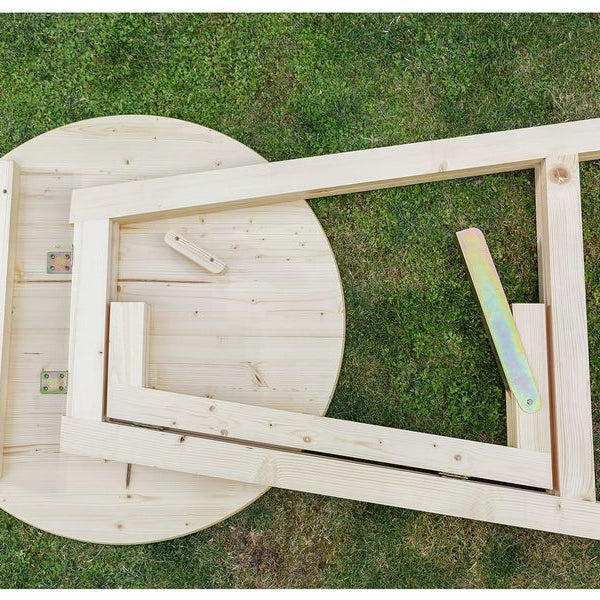 Innovesta Stehtisch Ø 80 x 113 cm Hellbraun