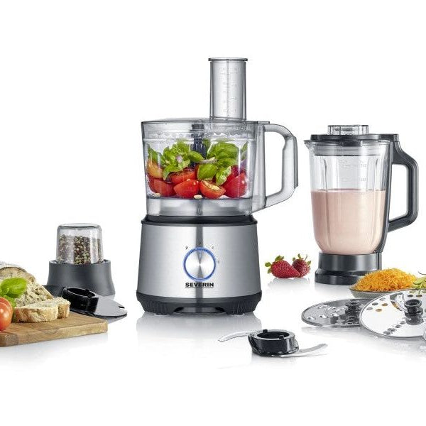 Severin Food Processor KM 3892 Schwarz/Silber