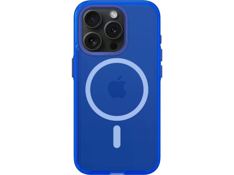 Rhinoshield Back Cover JellyTint MagSafe iPhone 15 Pro Cyber Blue