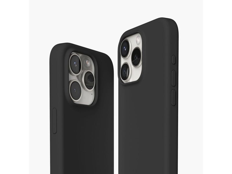 Vonmählen Back Cover Eco Silicone iPhone 15 Pro Black