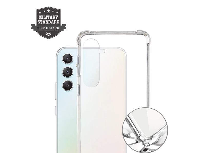 4smarts Back Cover Hybrid Case Ibiza Galaxy A35 5G Transparent