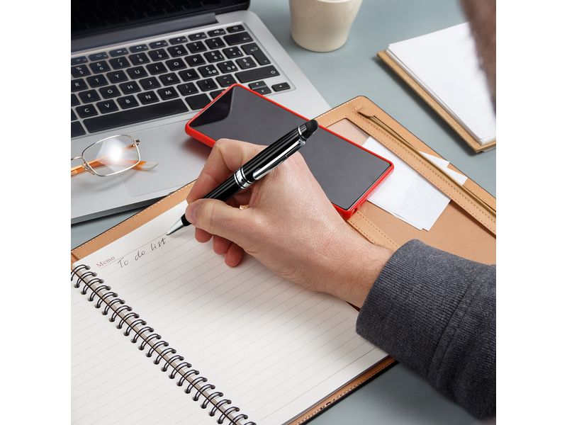 4smarts Eingabestift 2 in 1 Schwarz/Silber