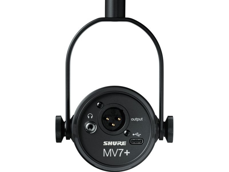 Shure Mikrofon MV7+ Schwarz