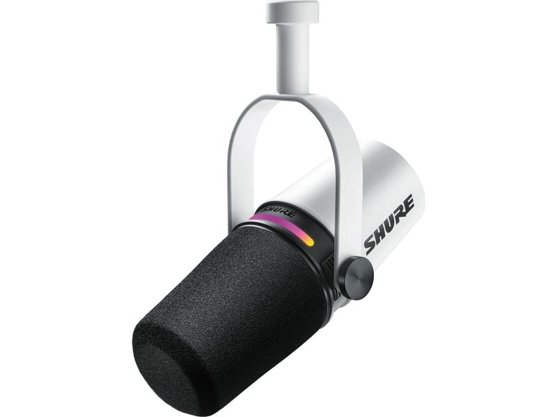 Shure Mikrofon MV7+ Weiss