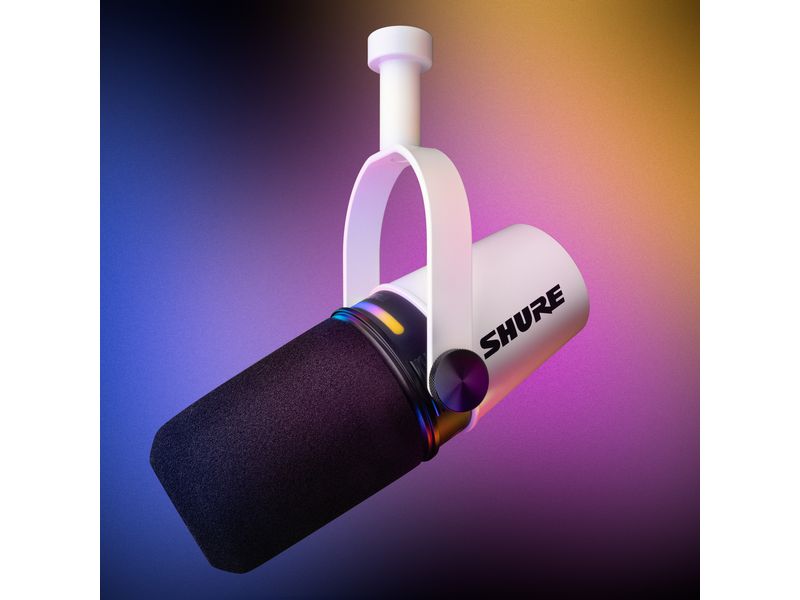 Shure Mikrofon MV7+ Weiss