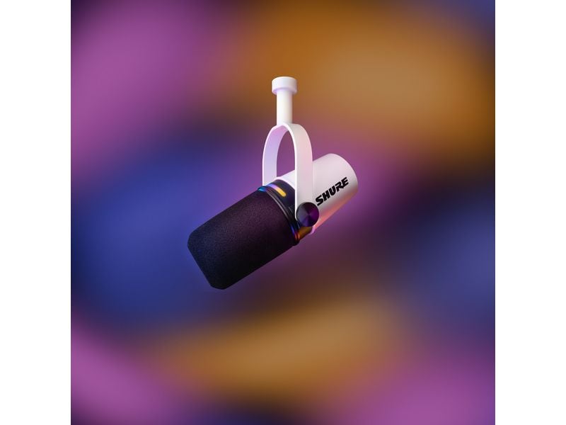 Shure Mikrofon MV7+ Weiss