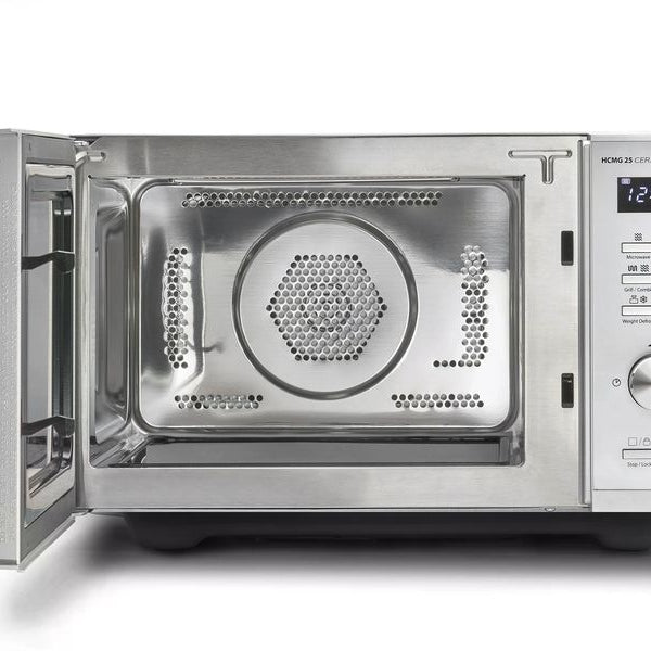 Caso Mikrowelle mit Grill HCMG 25 Ceramic Chef Silber
