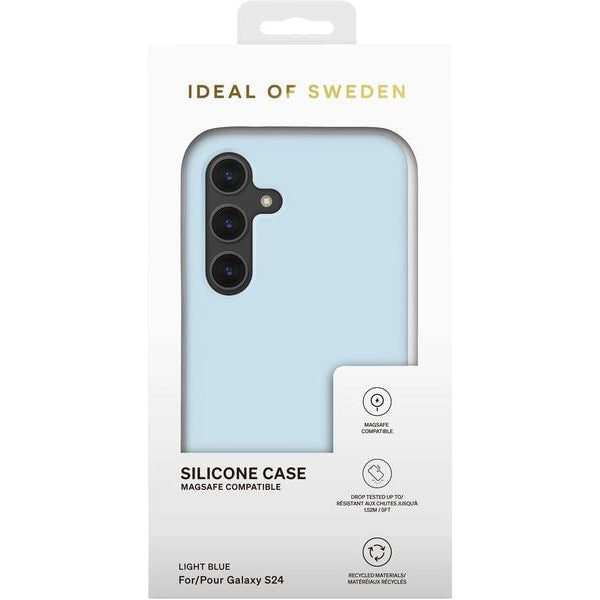 Ideal of Sweden Back Cover Silicone Galaxy S24 Light Blue