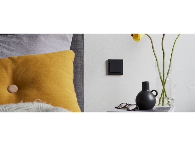 senic Friends of Hue Schalter Mattschwarz