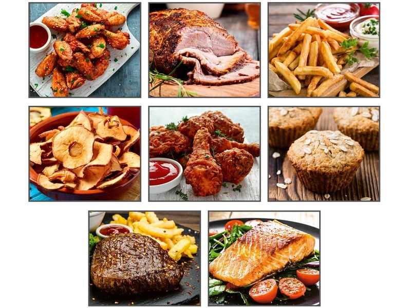 GOURMETmaxx Heissluft-Fritteuse Digital Schwarz