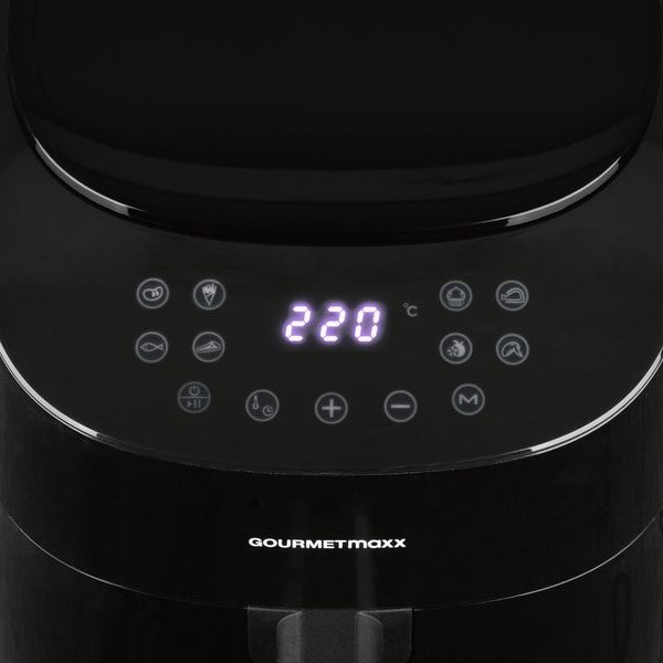 GOURMETmaxx Heissluft-Fritteuse Digital Schwarz