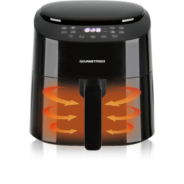 GOURMETmaxx Heissluft-Fritteuse Digital Schwarz