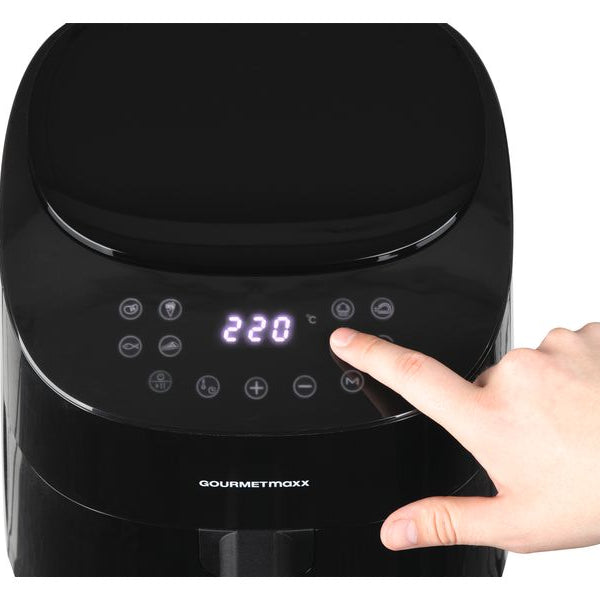 GOURMETmaxx Heissluft-Fritteuse Digital Schwarz