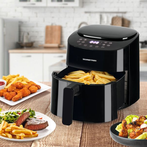 GOURMETmaxx Heissluft-Fritteuse Digital Schwarz