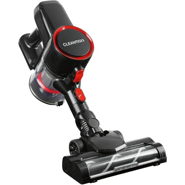 CLEANmaxx Akku-Hand- und Stielsauger Rot/Schwarz