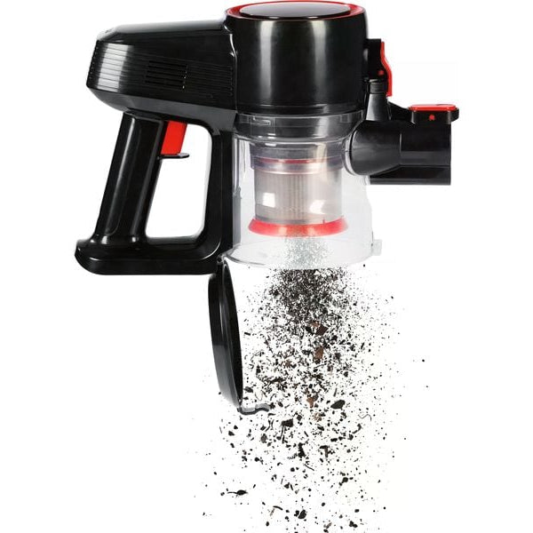 CLEANmaxx Akku-Hand- und Stielsauger Rot/Schwarz