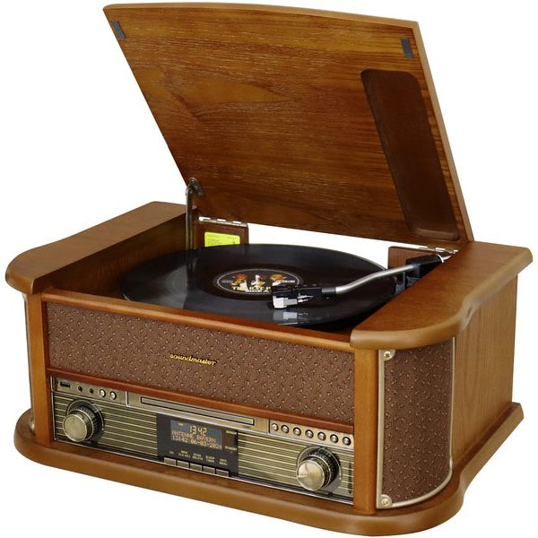 soundmaster Stereoanlage NR566BR Braun