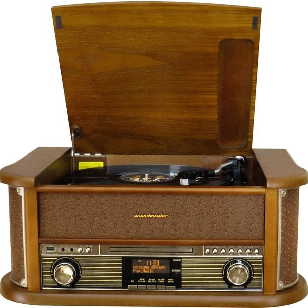 soundmaster Stereoanlage NR566BR Braun