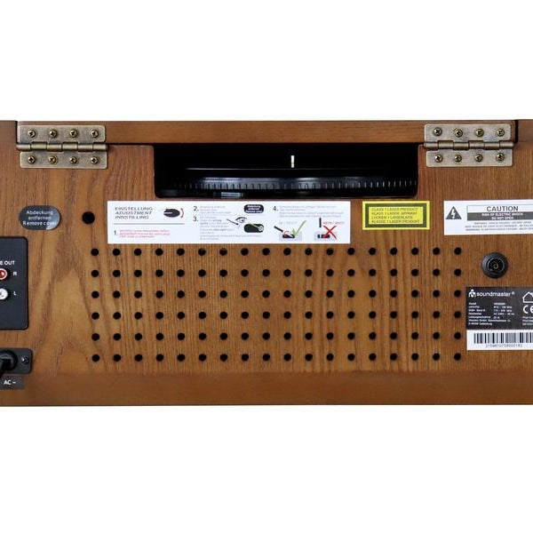 soundmaster Stereoanlage NR566BR Braun