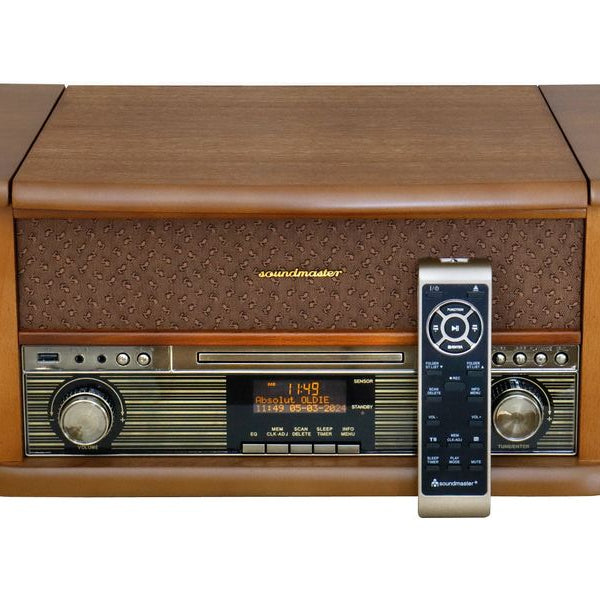 soundmaster Stereoanlage NR566BR Braun