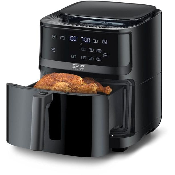 Caso Heissluft-Fritteuse AirFry & Steam 700 1.3 kg, Schwarz