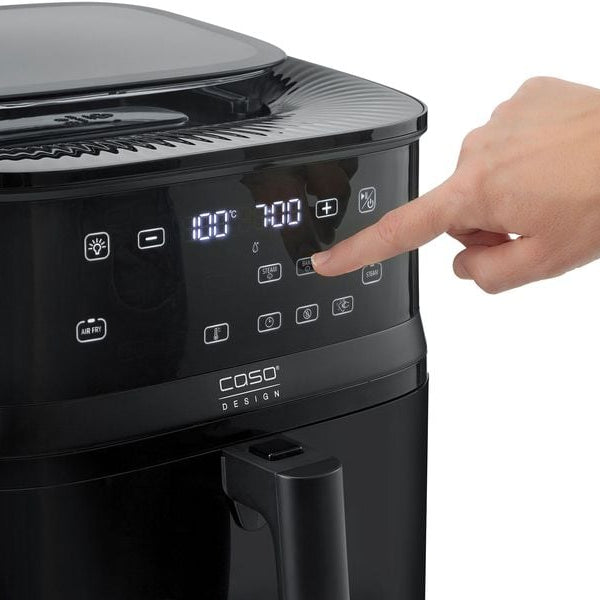 Caso Heissluft-Fritteuse AirFry & Steam 700 1.3 kg, Schwarz