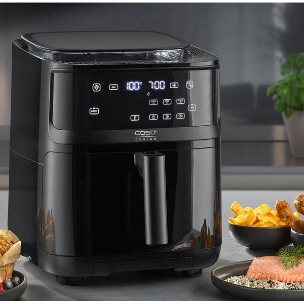 Caso Heissluft-Fritteuse AirFry & Steam 700 1.3 kg, Schwarz