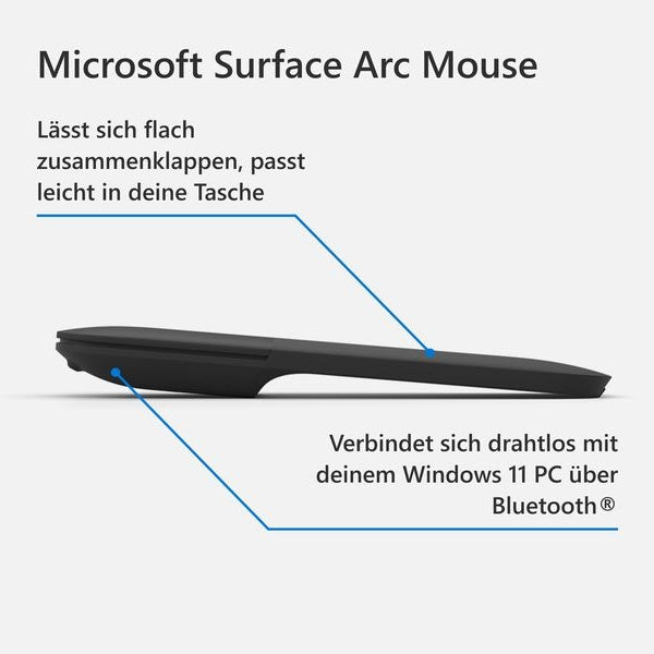 Microsoft Surface Arc Mouse schwarz