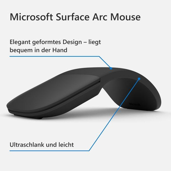 Microsoft Surface Arc Mouse schwarz