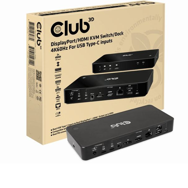 Club 3D Dockingstation CSV-1585 DisplayPort/HDMI KVM
