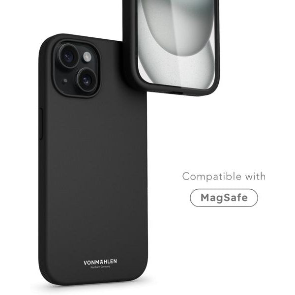 Vonmählen Back Cover Eco Silicone iPhone 15 Plus Black