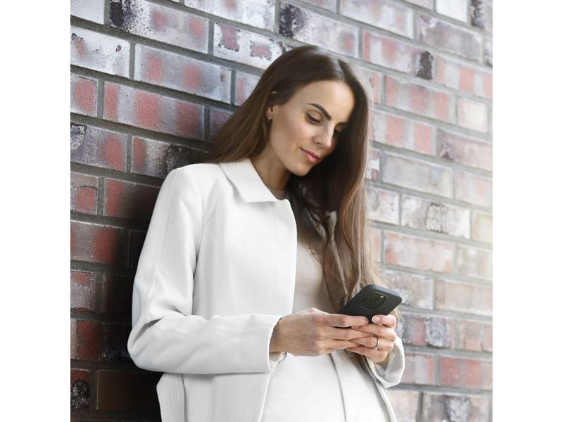 Vonmählen Back Cover Eco Silicone iPhone 15 Plus Black