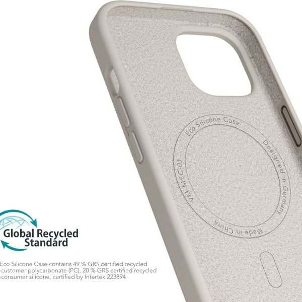 Vonmählen Back Cover Eco Silicone iPhone 15 Cream