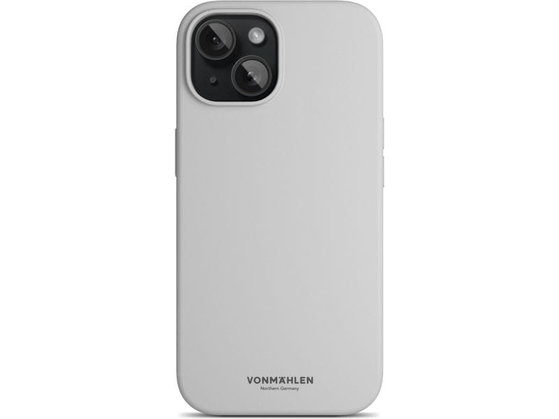 Vonmählen Back Cover Eco Silicone iPhone 15 Plus Light Gray