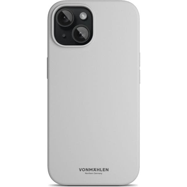Vonmählen Back Cover Eco Silicone iPhone 15 Light Gray