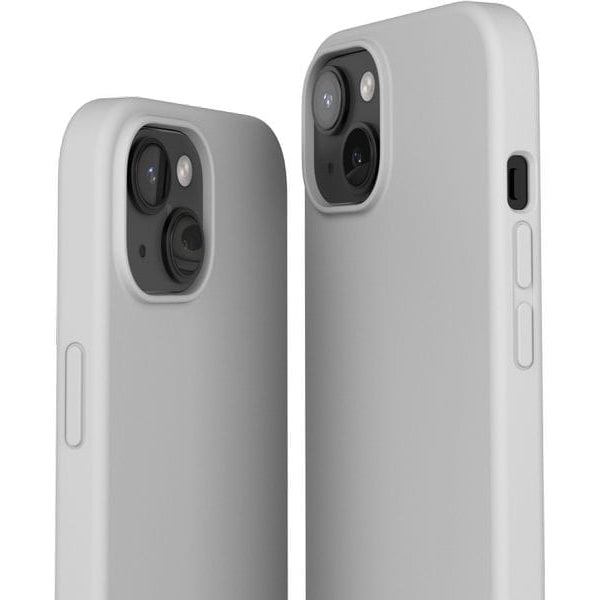 Vonmählen Back Cover Eco Silicone iPhone 15 Light Gray