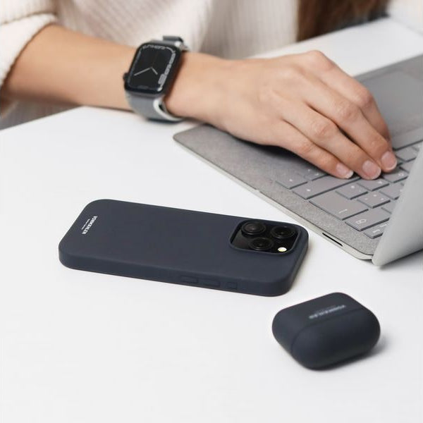 Vonmählen Back Cover Eco Silicone iPhone 15 Plus Navy