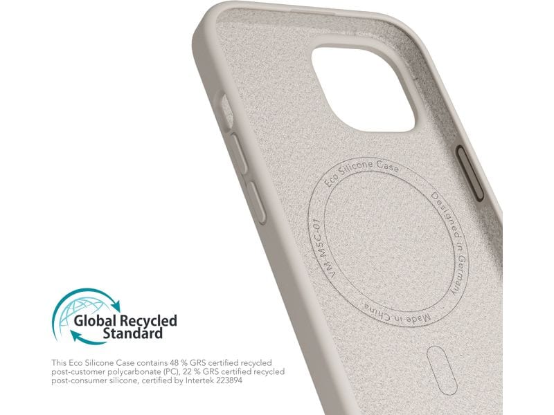 Vonmählen Back Cover Eco Silicone iPhone 15 Plus Cream