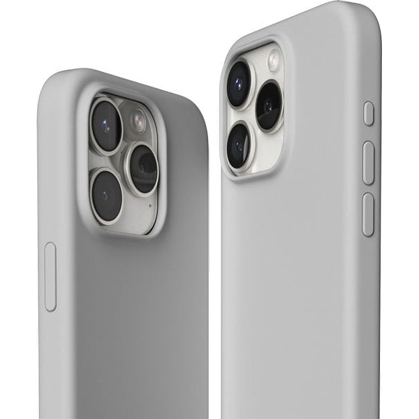 Vonmählen Back Cover Eco Silicone iPhone 15 Pro Light Gray