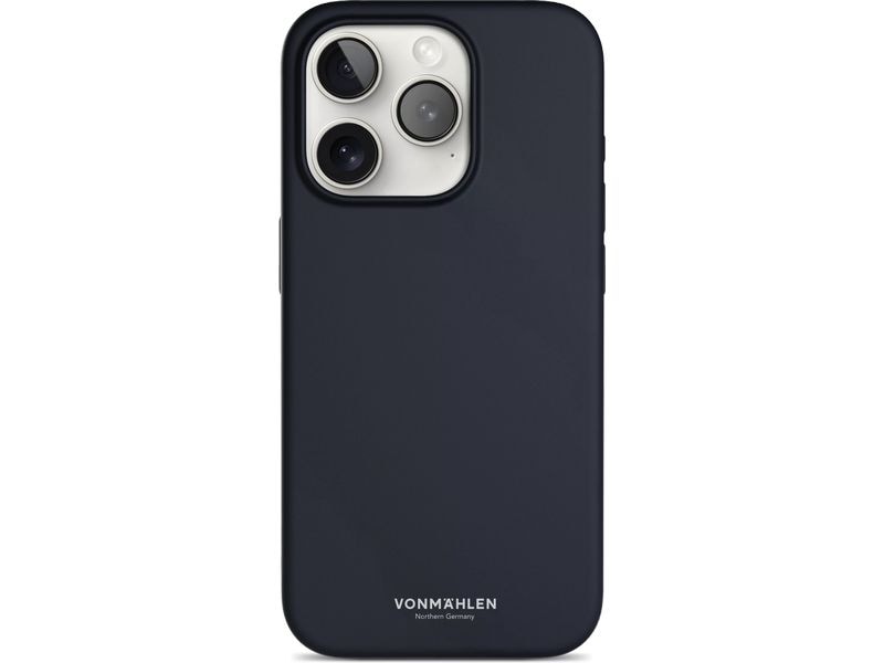 Vonmählen Back Cover Eco Silicone iPhone 15 Pro Max Navy