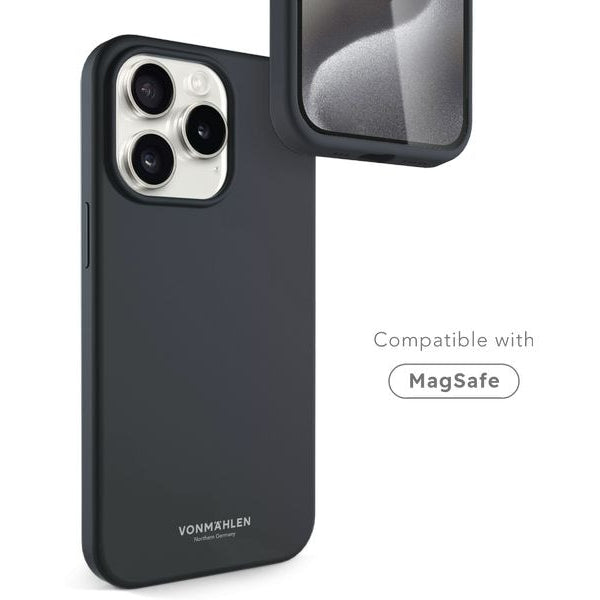 Vonmählen Back Cover Eco Silicone iPhone 15 Pro Navy