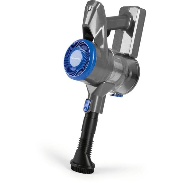 CLEANmaxx Akku-Hand- und Stielsauger Anthrazit/Blau